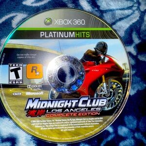 Midnight club Los Angeles Xbox 360 video game